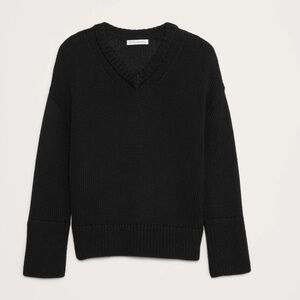 Banana Republic Black Cowl/Turtleneck Sweater